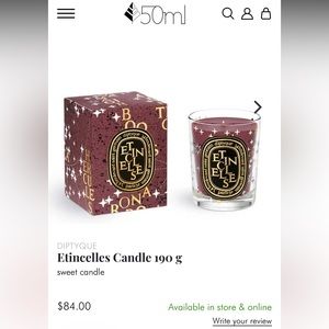 Diptyque Saint Germain Candle, Brand New